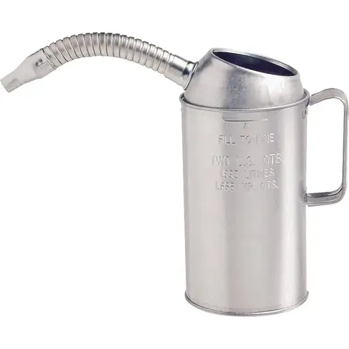Measure Can, 2 qt Capacity, Galvanized