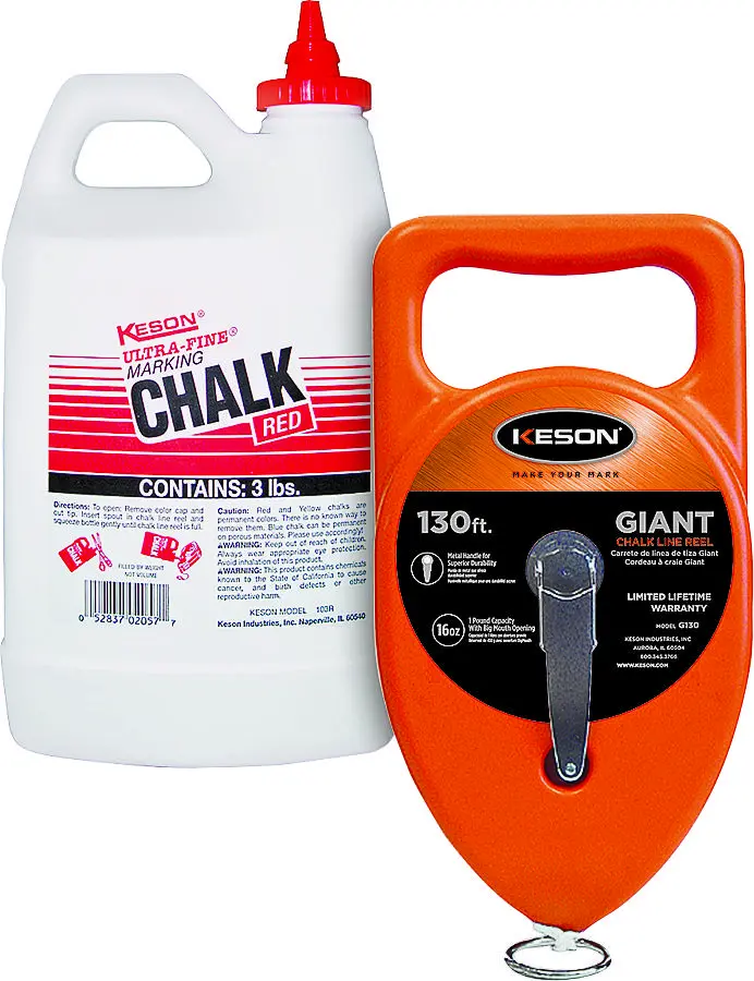KESON LLC Chalk Line Reel 130 ft L Line G1303R