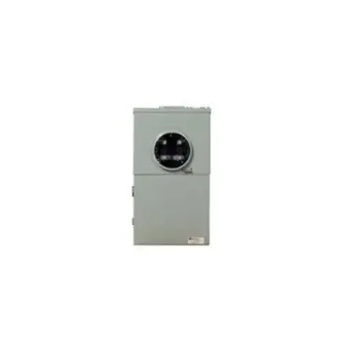 Meter Breaker, 8 -Pole, 125 A, 4 -Space, NEMA 3R Enclosure, Surface Mounting Meter Breaker, 8 -Pole, 125 A, 4 -Space, NEMA 3R Enclosure, Surface Mounting