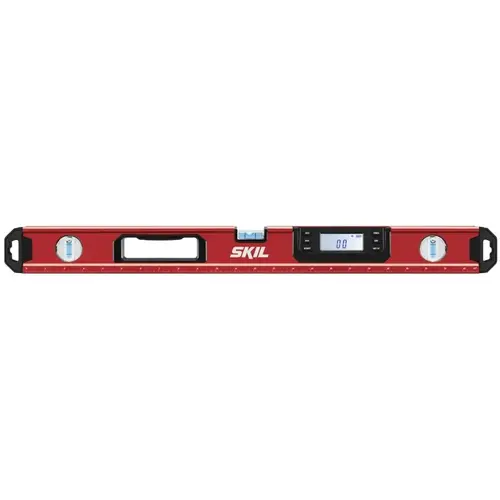 Digital Level, 24 in L, 1-Vial, Magnetic