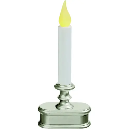 Candle, AA Battery, LED Bulb, Amber Bulb, Pewter Holder - pack of 48