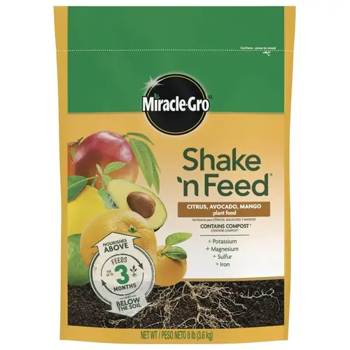 Plant Food, 8 lb Bag, Granular, 8-2-10 N-P-K Ratio Plant Food, 8 lb Bag, Granular, 8-2-10 N-P-K Ratio