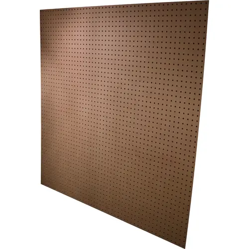 Standard Perforated Hardboard, 4 ft OAW, 4 ft OAH, Plywood