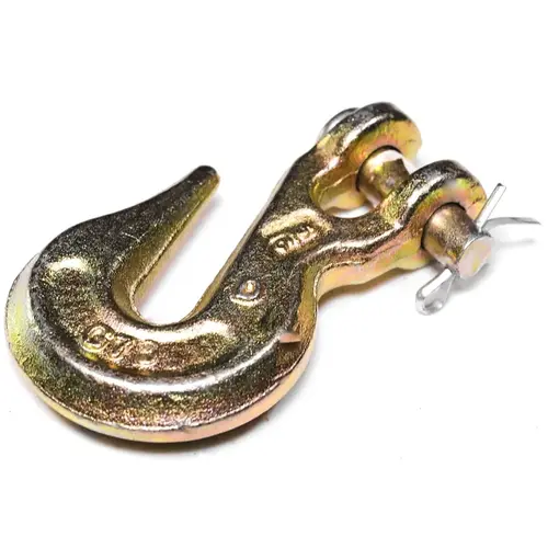 330-5/16 Clevis Grab Hook, 3900 lb Working Load, Steel, Galvanized 330-5/16 Clevis Grab Hook, 3900 lb Working Load, Steel, Galvanized