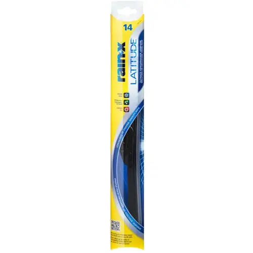 Latitude Wiper Blade, 14 in, Contoured Blade, Synthetic Rubber Latitude Wiper Blade, 14 in, Contoured Blade, Synthetic Rubber