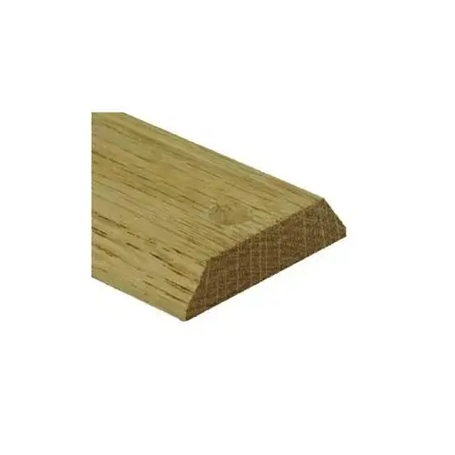Equalizer Edging, 6 ft L, 1-1/2 in W, 3/16 in Thick, Wood, Natural Oak