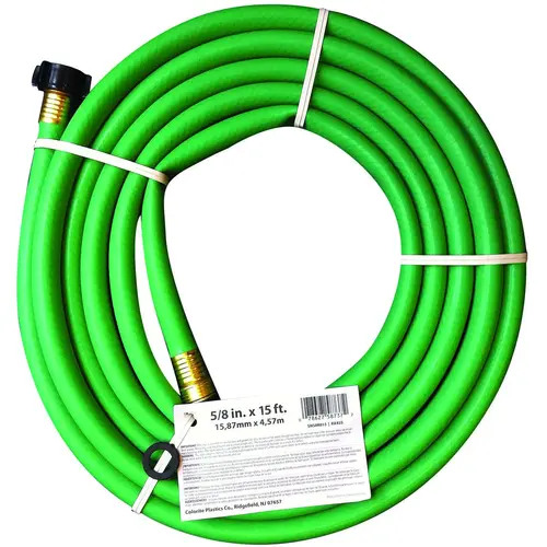 SNR015FM Garden Hose, 11 to 19 ft L, Vinyl Green SNR015FM Garden Hose, 11 to 19 ft L, Vinyl Green
