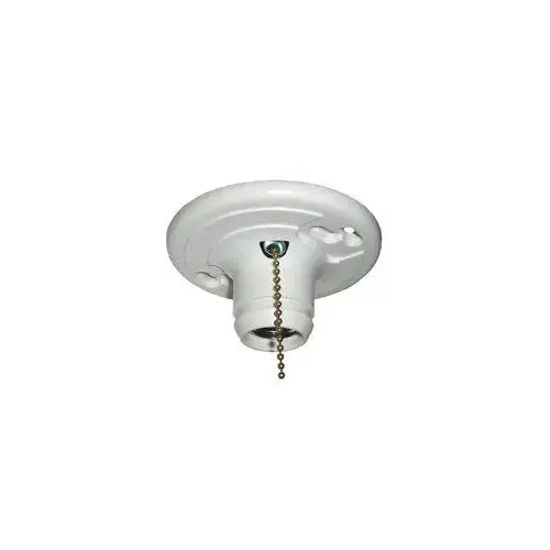 Lamp Holder, 250 V, 660 W, White