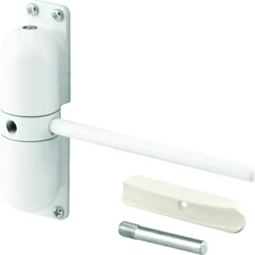 Door Closer, Automatic, 150 lb White Door Closer, Automatic, 150 lb White
