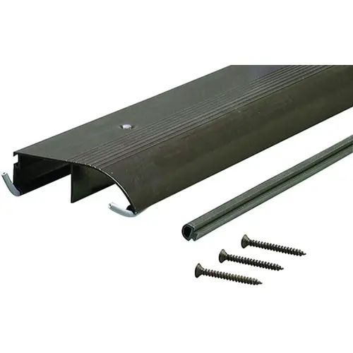 TH153 Bumper Threshold, 72 in L, 4 in W, Aluminum, Bronze TH153 Bumper Threshold, 72 in L, 4 in W, Aluminum, Bronze