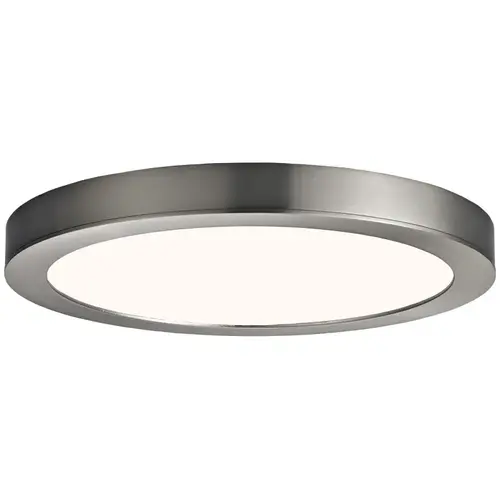LED-SM11DL-BN-C Disk Light, 120 V, 22 W, LED Lamp, 1540 Lumens, 3000 K Color Temp, Brushed Nickel Fixture LED-SM11DL-BN-C Disk Light, 120 V, 22 W, LED Lamp, 1540 Lumens, 3000 K Color Temp, Brushed Nickel Fixture