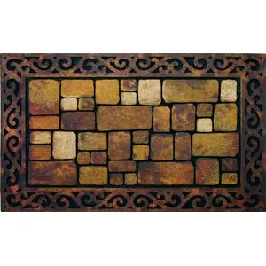Apache Mills AP764-4000F Masterpiece Door Mat, 30 in L, 18 in W, Rectangular
