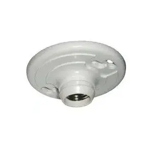 Allied Moulded LH-11P Lamp Holder, 250 V, 660 W, White