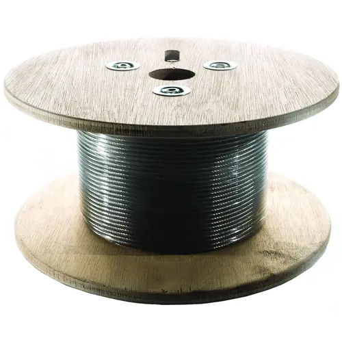 Wire Rope, 3 mm Dia, 500 ft L, 316 Stainless Steel