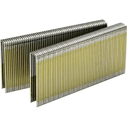 Wire Staple, 1/4 in W Crown, 7/8 in L Leg, 18 Gauge, Galvanized Steel - pack of 5000 Wire Staple, 1/4 in W Crown, 7/8 in L Leg, 18 Gauge, Galvanized Steel - pack of 5000