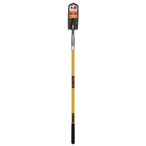 S700 SpringFlex Trenching Shovel, 4 in W Blade, 14 ga Gauge, Steel Blade, Fiberglass Handle, Long Handle S700 SpringFlex Trenching Shovel, 4 in W Blade, 14 ga Gauge, Steel Blade, Fiberglass Handle, Long Handle