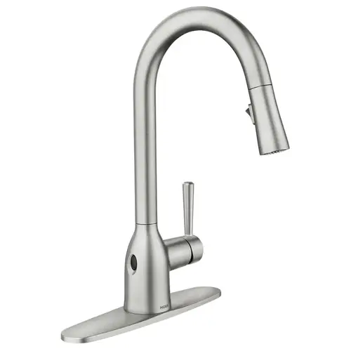 Adler Series Pull-Down Kitchen Faucet, 1.5 gpm, 1-Faucet Handle, 1-Faucet Hole, Metal, Chrome Plated Adler Series Pull-Down Kitchen Faucet, 1.5 gpm, 1-Faucet Handle, 1-Faucet Hole, Metal, Chrome Plated