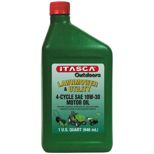 Motor Oil, 10W-30, 1 qt, Light Amber Motor Oil, 10W-30, 1 qt, Light Amber