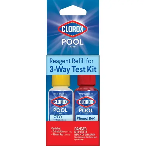 Clorox 79000CLX Test Kit, 3 -Test, Bromine, Chlorine and pH Levels Testing Clorox 79000CLX Test Kit, 3 -Test, Bromine, Chlorine and pH Levels Testing
