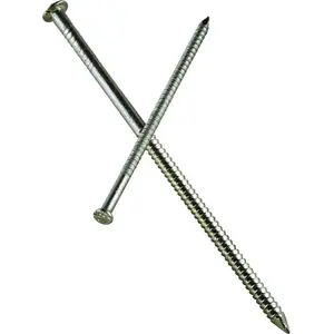 SIMPSON STRONG-TIE CO S16SND5 Siding Nail, 16d, 3-1/2 in L, 304 Stainless Steel, Full Round Head, Annular Ring Shank, 5 lb