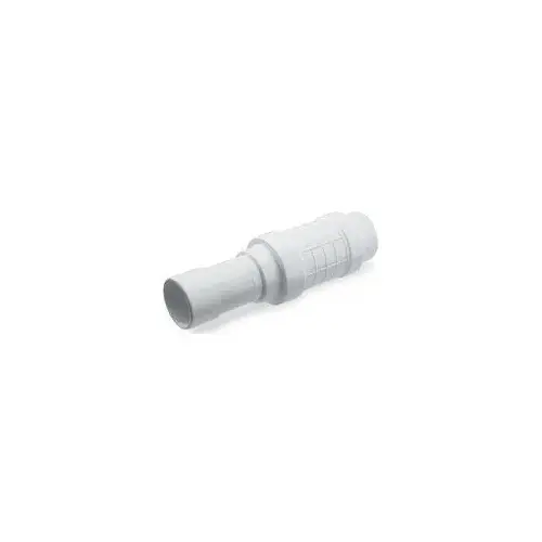 Quik-Fix QF-4000 Pipe Repair Coupling, 4 in, Socket x Spigot, White, SCH 40 Schedule, 150 psi Pressure