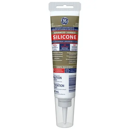 Silicone II SE2122 Kitchen and Bath Sealant, White, 65 deg F, 2.8 oz Silicone II SE2122 Kitchen and Bath Sealant, White, 65 deg F, 2.8 oz