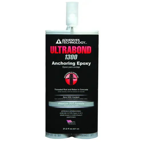 Doweling Epoxy, Black/White, Paste, 21.2 oz Cartridge Doweling Epoxy, Black/White, Paste, 21.2 oz Cartridge