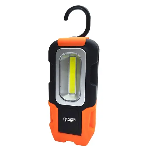 COB Portable LED Work Light, 180 Lumens, 3 W Black/Orange
