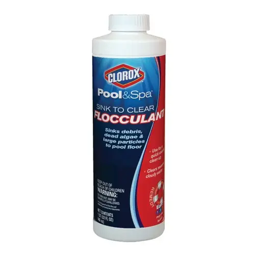 59032CLX Flocculant Pool Clarifier, 32 oz, Liquid, Odorless, Purple