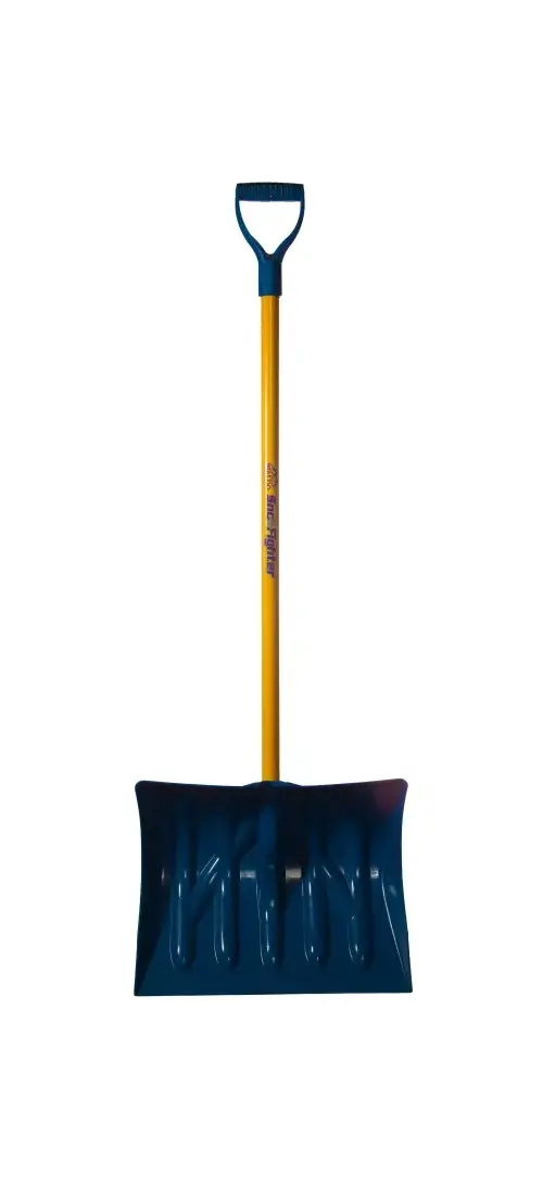 MT WALDO PLASTICS 18SFSB Snow Shovel, 18 in W Blade, Steel Handle