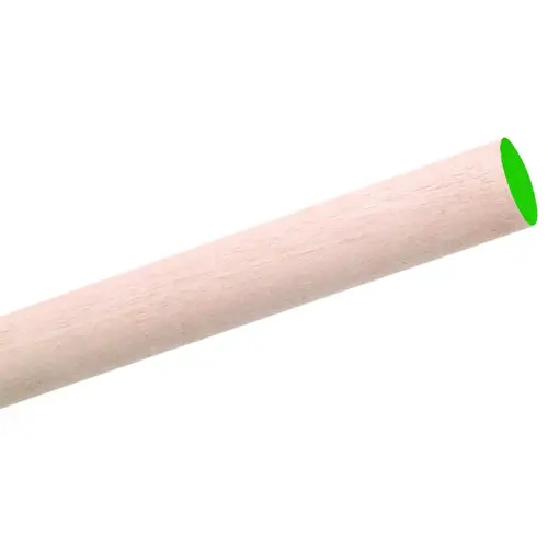 Dowel Rod, 1-1/4 in Dia, 48 in L, Birchwood Dowel Rod, 1-1/4 in Dia, 48 in L, Birchwood
