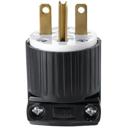 Ultra-Grip Plug, 2 -Pole, 15 A, 250 V, NEMA: NEMA 6-15, Black Ultra-Grip Plug, 2 -Pole, 15 A, 250 V, NEMA: NEMA 6-15, Black