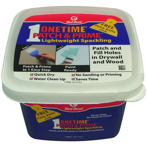 Onetime 1 Pt. Lightweight Acrylic Patch & Prime Spackling White