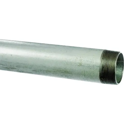 Pipe, 1-1/4 in, 21 ft L, Threaded Pipe, 1-1/4 in, 21 ft L, Threaded