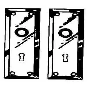 Kaba Ilco 213-04-51 Trim Plates Satin Brass Finish
