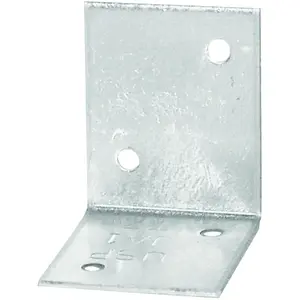 MiTek JA1-TZ-XCP100 Framing Angle, 1-1/2 in W, 1-1/2 in D, 1-1/4 in H, Steel, Zinc - pack of 100