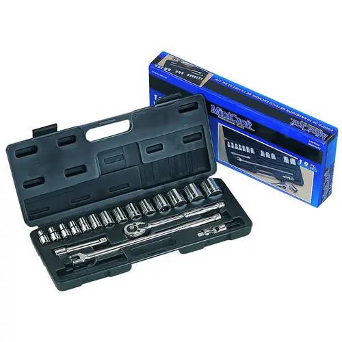 Socket Set, Chrome Vanadium Steel, Chrome Socket Set, Chrome Vanadium Steel, Chrome