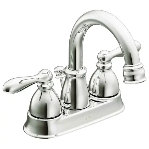 Caldwell Series Bathroom Faucet, 1.2 gpm, 2-Faucet Handle, Metal, Chrome Plated, Lever Handle Caldwell Series Bathroom Faucet, 1.2 gpm, 2-Faucet Handle, Metal, Chrome Plated, Lever Handle