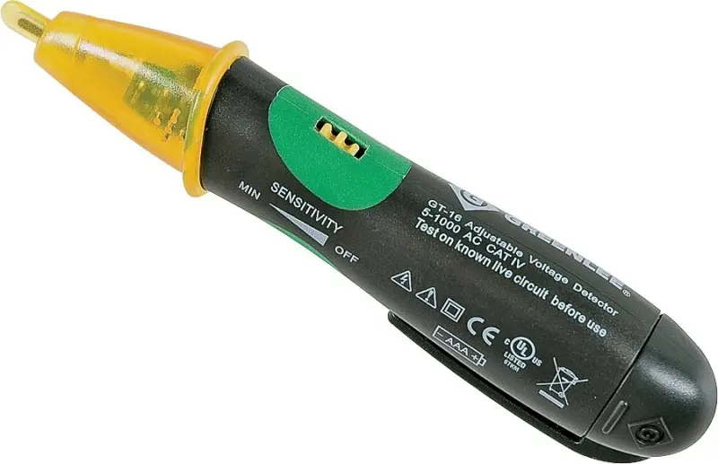Greenlee Tester 5 to 1000 V LED Display Functions: Voltage - pack of 10 GT-16-XCP10