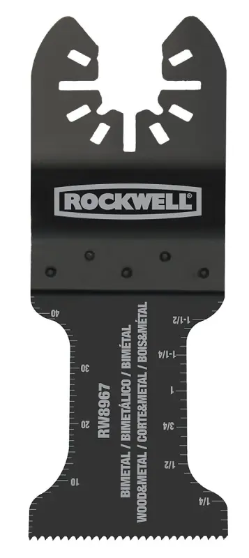 Rockwell Oscillating Saw Blade Bi-Metal Black RW8967