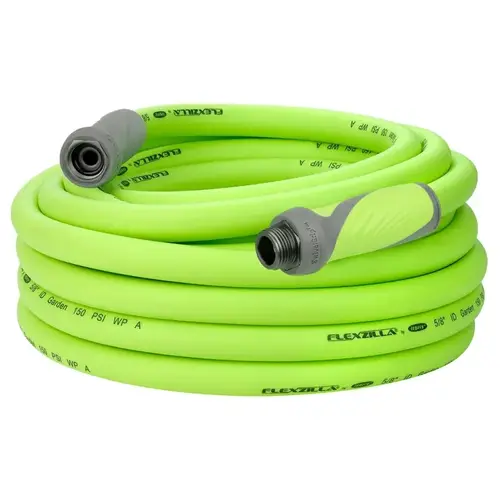 SwivelGrip Garden Hose, 5/8 in, 25 ft L, GHT, Polymer, Green SwivelGrip Garden Hose, 5/8 in, 25 ft L, GHT, Polymer, Green