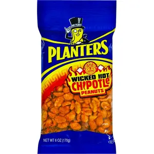 Planters 483280-XCP12 Peanut, Wicked Hot Chipotle Flavor, 6 oz Bag - pack of 12