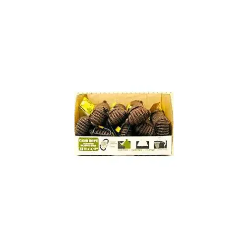 Rope Dump Display, 3/8 in Dia, 75 ft L, Plastic, Camouflage Rope Dump Display, 3/8 in Dia, 75 ft L, Plastic, Camouflage