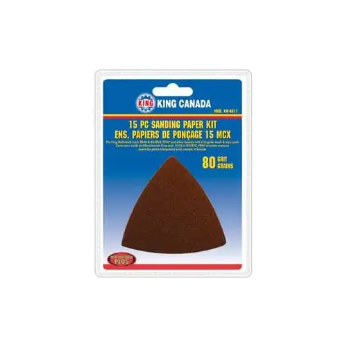 Sandpaper Kit, 80 Grit