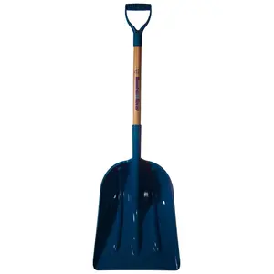 MT WALDO PLASTICS 12GSWB Scoop Shovel, 12 in W Blade, Ash Handle