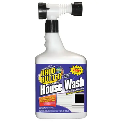 Multi-Purpose House Wash Hose End Spray Concentrate, 56 Oz. Clear Multi-Purpose House Wash Hose End Spray Concentrate, 56 Oz. Clear