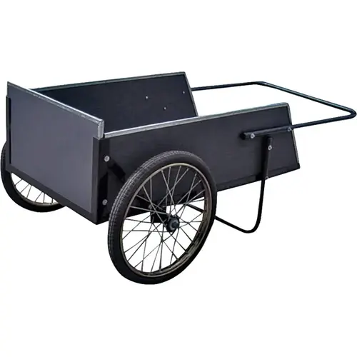 YTL-002-087 Yard Cart, 300 lb, 42-1/2 L x 12-3/5 W x 24-2/5 H in Deck, Wood Deck, 2-Wheel, 20 in Wheel, Grey YTL-002-087 Yard Cart, 300 lb, 42-1/2 L x 12-3/5 W x 24-2/5 H in Deck, Wood Deck, 2-Wheel, 20 in Wheel, Grey
