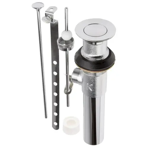Pop-Up Sink Drain, 1-1/4 in Connection, Brass, Chrome Pop-Up Sink Drain, 1-1/4 in Connection, Brass, Chrome
