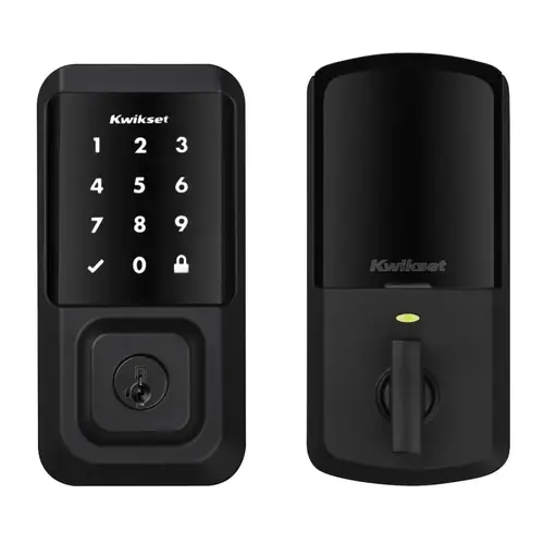 Halo Series Touchscreen Wi-Fi Enabled Smart Lock, AAA Grade, Keyless Key, Zinc, Matte Black Halo Series Touchscreen Wi-Fi Enabled Smart Lock, AAA Grade, Keyless Key, Zinc, Matte Black