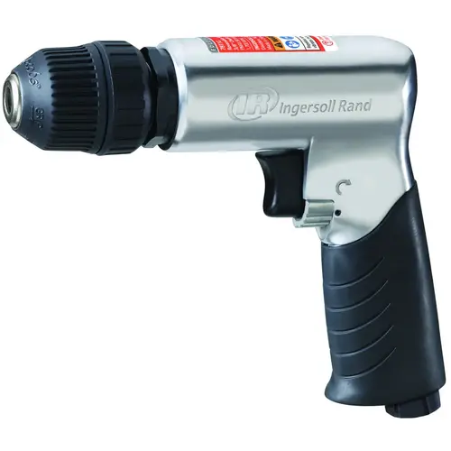 Air Drill, 3/8 in Chuck, Keyless Chuck, 1/2 hp, 4 cfm Air Air Drill, 3/8 in Chuck, Keyless Chuck, 1/2 hp, 4 cfm Air
